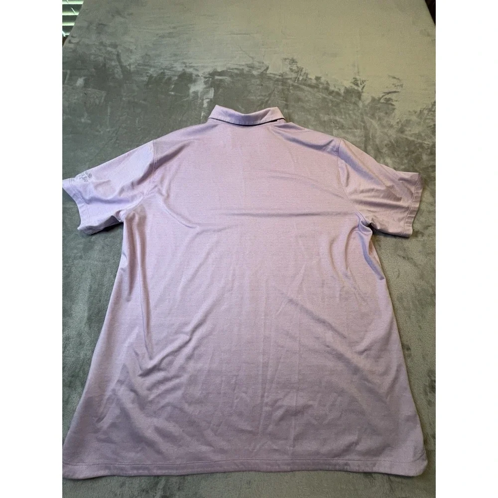 Nike Dri Fit  Shirt Mens XL Purple Bonita Bay Club Golf Short Sleeve Polo
